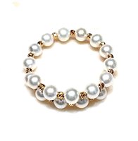 Ringe Coscia Perle Dame Le Lune in Gelbgold Perla LLRN2160.1